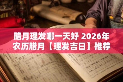腊月理发哪一天好 2026年农历腊月【理发吉日】推荐