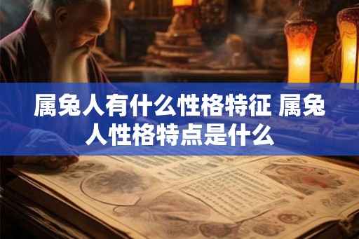 属兔人有什么性格特征 属兔人性格特点是什么