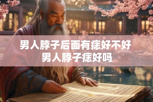 男人脖子后面有痣好不好 男人脖子痣好吗