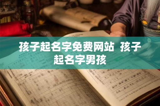 孩子起名字免费网站 孩子起名字男孩 孩子起名字免费网站 孩子起名字男孩