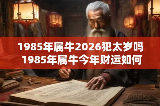 1985年属牛2026犯太岁吗 1985年属牛今年财运如何