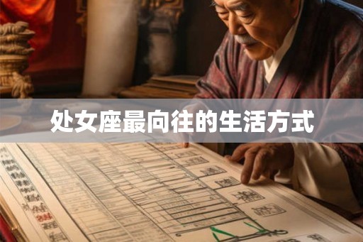 处女座最向往的生活方式