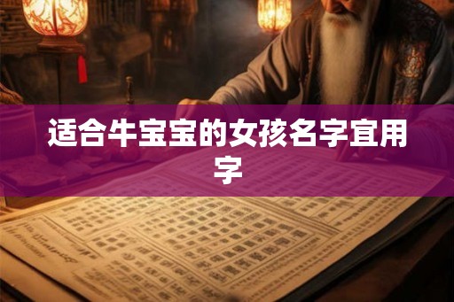 适合牛宝宝的女孩名字宜用字