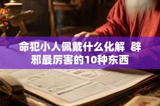 命犯小人佩戴什么化解  辟邪最厉害的10种东西