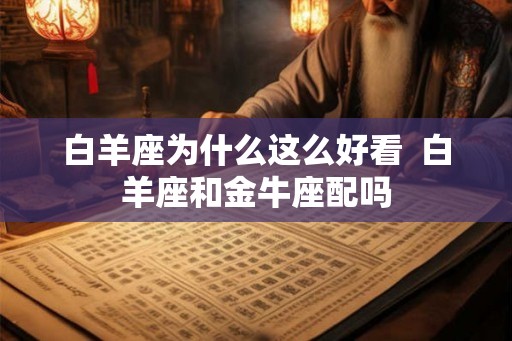白羊座为什么这么好看 白羊座和金牛座配吗 白羊座为什么这么好看 白羊座和金牛座配吗
