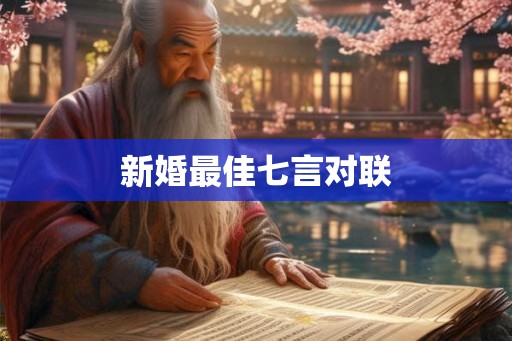 新婚最佳七言对联