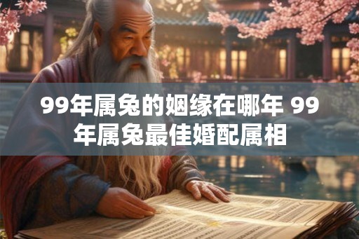 99年属兔的姻缘在哪年 99年属兔最佳婚配属相
