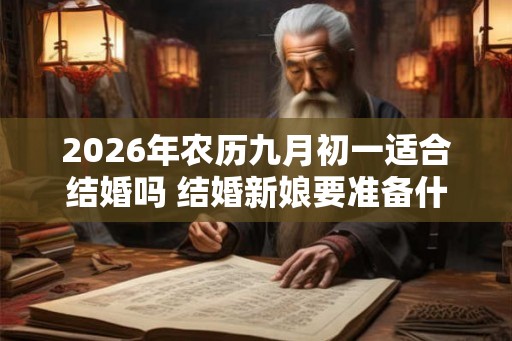 2026年农历九月初一适合结婚吗 结婚新娘要准备什么东西 2026年农历九月初一适合结婚吗 结婚新娘要准备什么东西