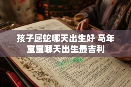 孩子属蛇哪天出生好 马年宝宝哪天出生最吉利