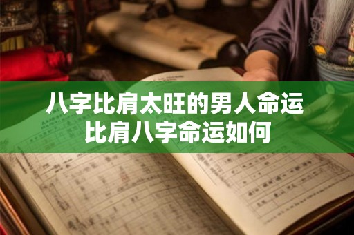 八字比肩太旺的男人命运 比肩八字命运如何 八字比肩太旺的男人命运 比肩八字命运如何