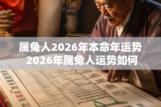 属兔人2026年本命年运势 2026年属兔人运势如何