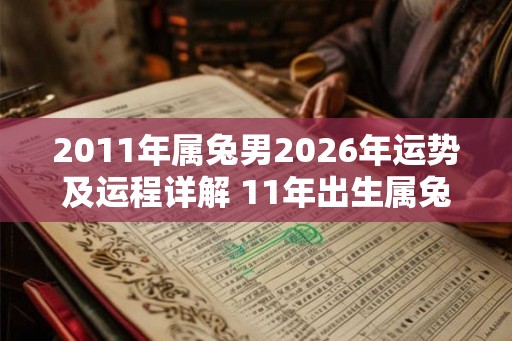 2011年属兔男2026年运势及运程详解 11年出生属兔人2026全年每月运势男性
