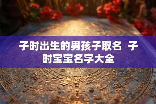 子时出生的男孩子取名  子时宝宝名字大全