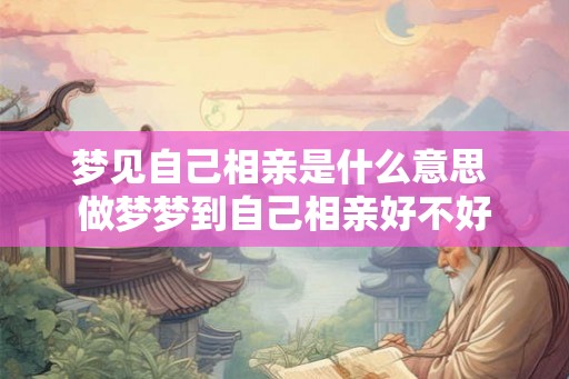 梦见自己相亲是什么意思 做梦梦到自己相亲好不好 梦见自己相亲是什么意思 做梦梦到自己相亲好不好