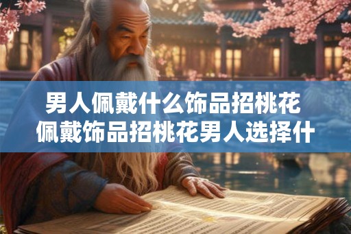 男人佩戴什么饰品招桃花 佩戴饰品招桃花男人选择什么 男人佩戴什么饰品招桃花 佩戴饰品招桃花男人选择什么
