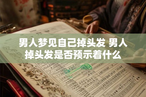 男人梦见自己掉头发 男人掉头发是否预示着什么