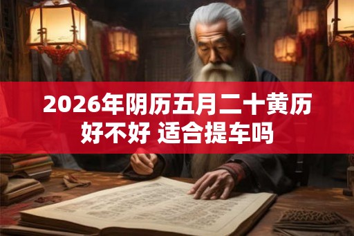 2026年阴历五月二十黄历好不好 适合提车吗