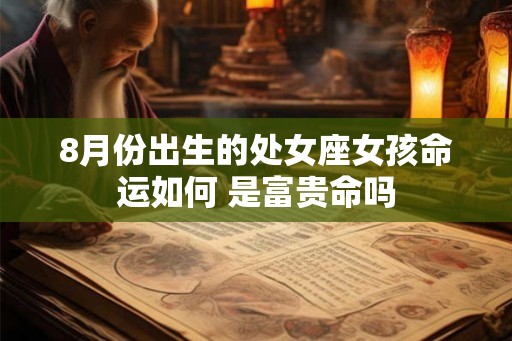 8月份出生的处女座女孩命运如何 是富贵命吗