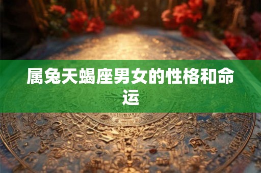 属兔天蝎座男女的性格和命运 属兔天蝎座男女的性格和命运