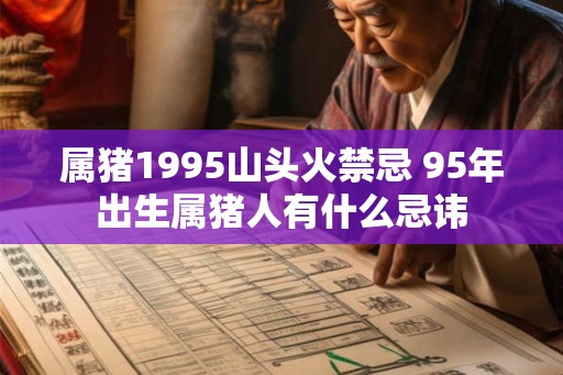 属猪1995山头火禁忌 95年出生属猪人有什么忌讳