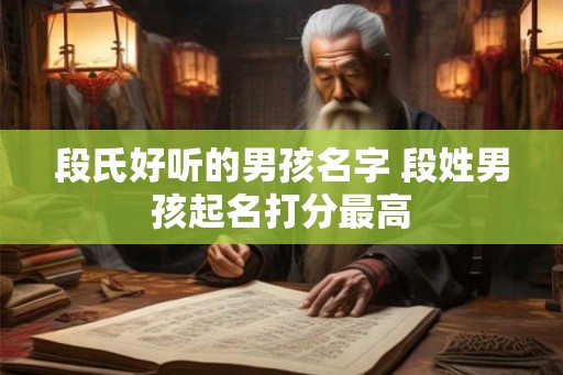 段氏好听的男孩名字 段姓男孩起名打分最高