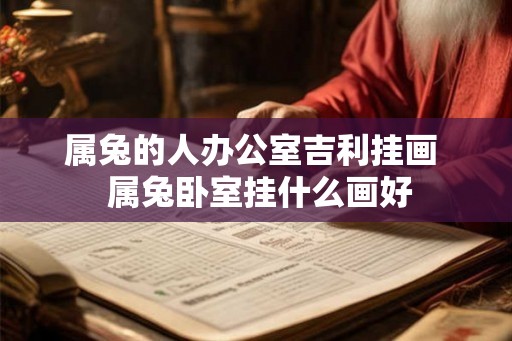 属兔的人办公室吉利挂画  属兔卧室挂什么画好