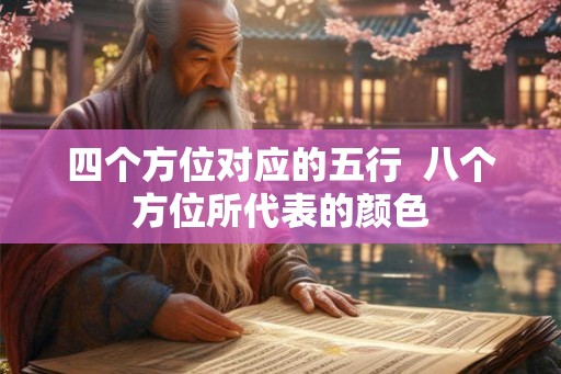 四个方位对应的五行  八个方位所代表的颜色