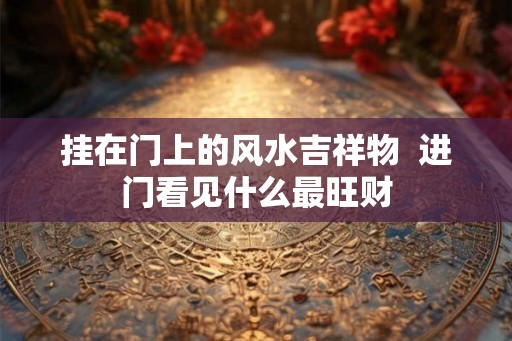 挂在门上的风水吉祥物  进门看见什么最旺财