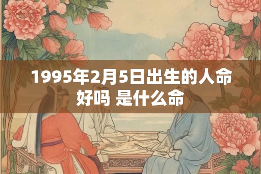 1995年2月5日出生的人命好吗 是什么命