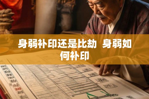 身弱补印还是比劫  身弱如何补印