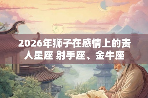 2026年狮子在感情上的贵人星座 射手座、金牛座