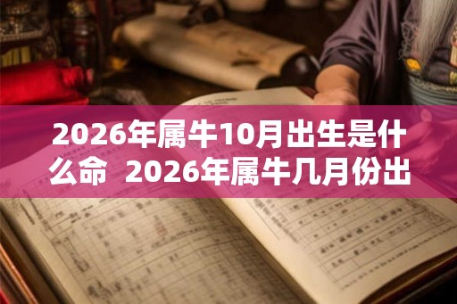 2026年属牛10月出生是什么命  2026年属牛几月份出生最好命