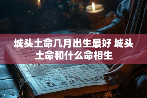 城头土命几月出生最好 城头土命和什么命相生