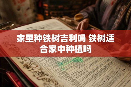家里种铁树吉利吗 铁树适合家中种植吗