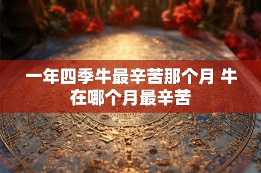 一年四季牛最辛苦那个月 牛在哪个月最辛苦