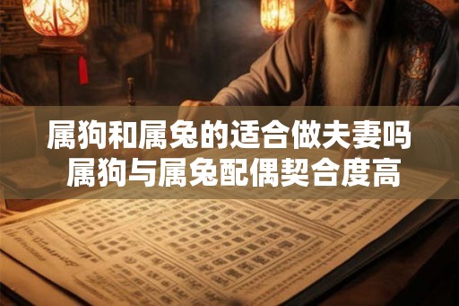 属狗和属兔的适合做夫妻吗 属狗与属兔配偶契合度高吗