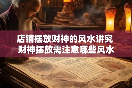 店铺摆放财神的风水讲究 财神摆放需注意哪些风水