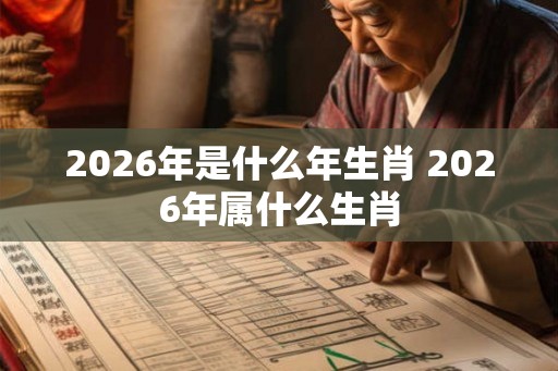 2026年是什么年生肖 2026年属什么生肖 2026年是什么年生肖 2026年属什么生肖