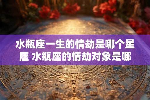 水瓶座一生的情劫是哪个星座 水瓶座的情劫对象是哪个星座 水瓶座一生的情劫是哪个星座 水瓶座的情劫对象是哪个星座