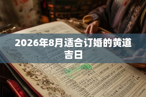 2026年8月适合订婚的黄道吉日 2026年8月适合订婚的黄道吉日