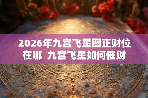 2026年九宫飞星图正财位在哪 九宫飞星如何催财 2026年九宫飞星图正财位在哪 九宫飞星如何催财