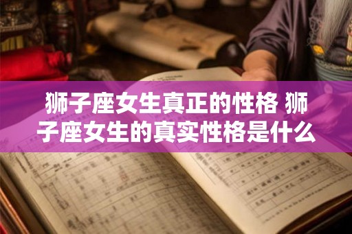 狮子座女生真正的性格 狮子座女生的真实性格是什么