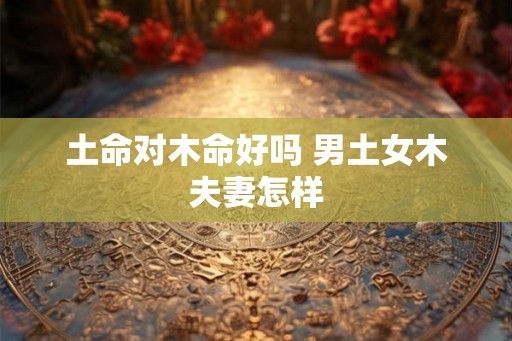 土命对木命好吗 男土女木夫妻怎样