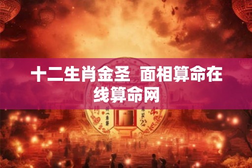 十二生肖金圣  面相算命在线算命网
