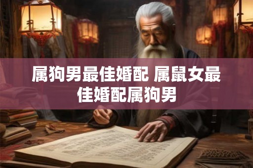 属狗男最佳婚配 属鼠女最佳婚配属狗男