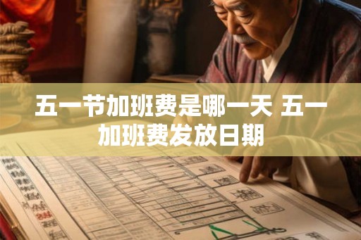 五一节加班费是哪一天 五一加班费发放日期