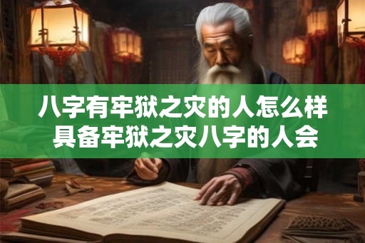 八字有牢狱之灾的人怎么样 具备牢狱之灾八字的人会怎么样
