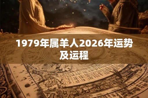 1979年属羊人2026年运势及运程 1979年属羊人2026年运势及运程