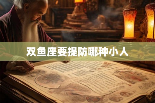 双鱼座要提防哪种小人 双鱼座要提防哪种小人
