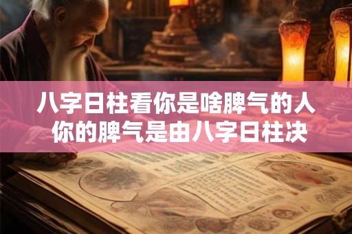 八字日柱看你是啥脾气的人 你的脾气是由八字日柱决定的吗